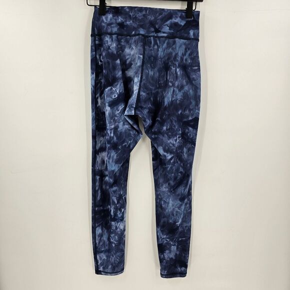 Gymshark elevate medium Blue Tie-Dye Leggings high waist gym workout running - Picture 4 of 7